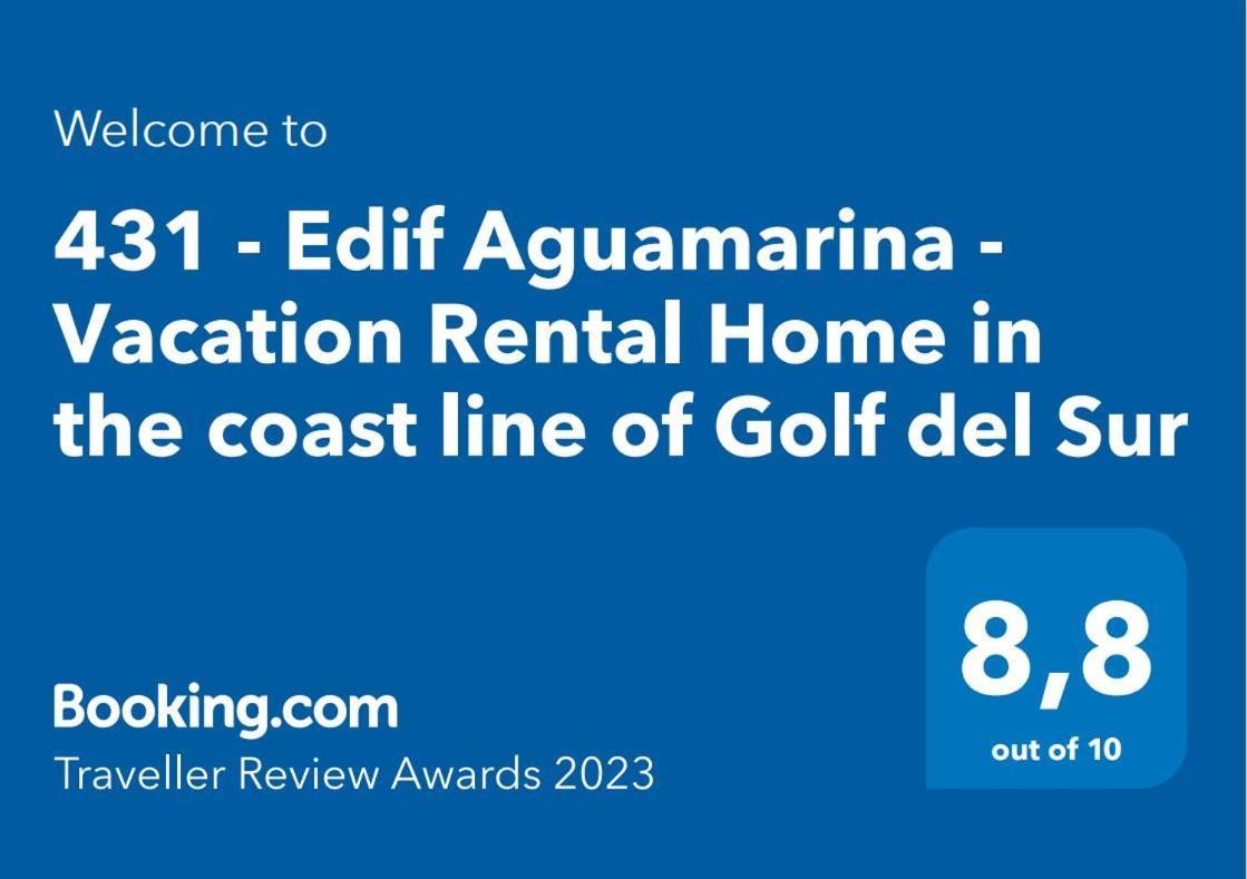 431 - Edif Aguamarina - Vacation Rental Home In The Coast Line Of Golf Del Sur San Miguel de Abona Esterno foto